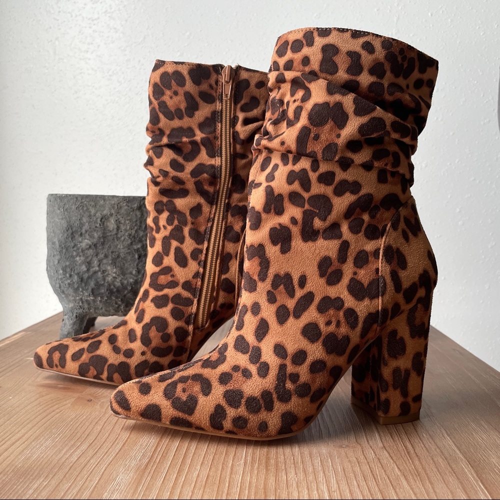 Leopard Bootie